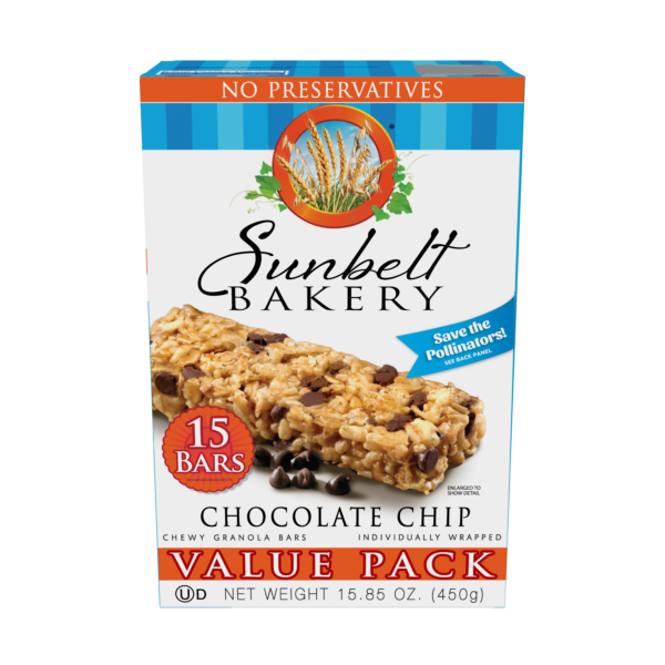 Sunbelt Bakery Chewy Granola Bars, Chocolate Chip, 15 Ct